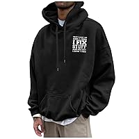 Men's Cool Hoodies Loose Printed Hooded Sweatshirt Casual Fashion Sports Sweatshirt Graphic Hoodies, M-6XL