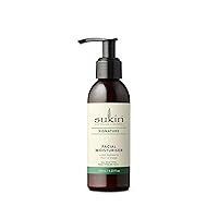Sukin Facial Moisturizer Pump, Hydrating Face Cream with Wheat Germ and Vitamin E to Deeply Nourish, Soften and Improve Skin Texture, 4.23 Fl Oz