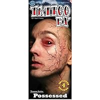 Possessed Trauma Tattoo Makeup Adult Accessory