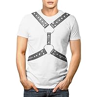 BDSM Leather Chest Harness in Front Men's Graphic T-Shirt