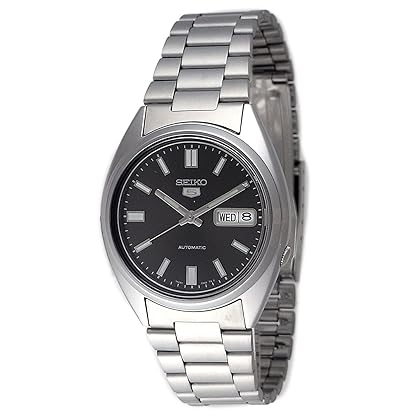 Seiko Mens Analogue Automatic Watch with Stainless Steel Strap SNXS79K1