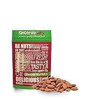 Sincerely Nuts – Roasted Whole Salted Almonds | 5 Lb. Bag | Delicious Guilt Free Snack | Low Calorie, Vegan, Gluten Free | Gourmet Kosher Food | Source of Fiber, Protein, Vitamins and Minerals