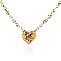 Juicy Couture Goldtone Pendant Heart Necklace for Women
