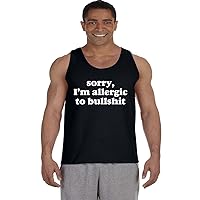 Mens Tank Tops Funny Rude Offensive T-Shirt Sleeveless Muscle Tee