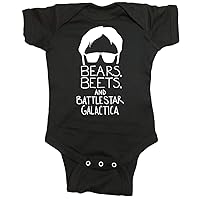 The Office Baby One Piece Bears Beets Dwight Head Bodysuit