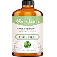 Ola Prima Oils 16oz - Patchouli Essential Oil - 16 Fluid Ounces