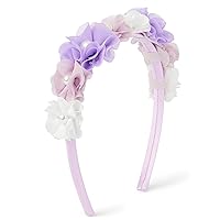 Gymboree,and Toddler Headbands and Hair Accessories,Lavender Flower Crown,One Size