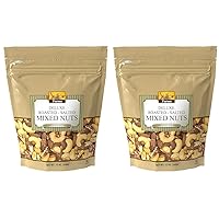 Fancy Deluxe Mixed Nuts Roasted Salted | Non-GMO | Premium Quality | 12 Oz. (Pack of 2)