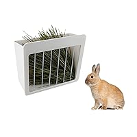HAMILEDYI Rabbit Hay Feeder Hanging Timothy Hay Dispenser Bunny Grass Holder Less Wasted for Chinchilla Guinea Pigs and Other Small Animals