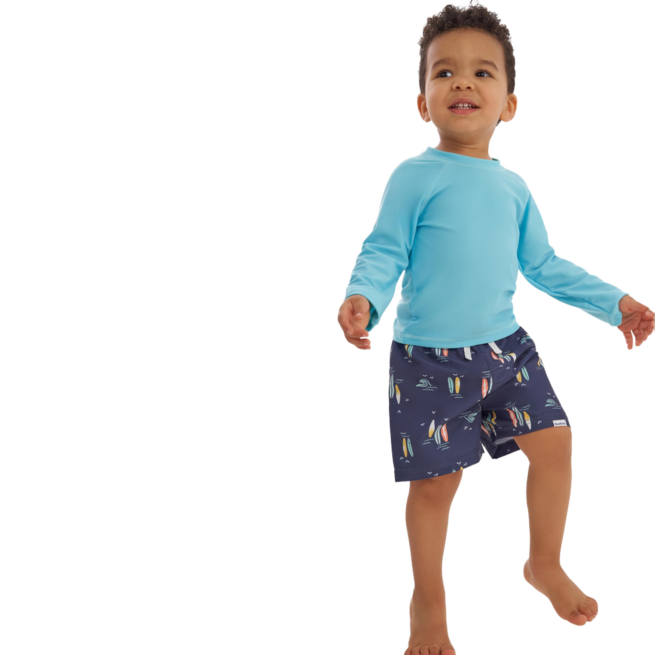 Gerber Boys' Toddler 2-Pack Swim Trunks