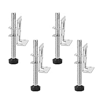 Leveling Feet, 4 Pcs Heavy Duty Furniture Levelers Adjustable Levelers Foot Furniture Feet Hardware for Table, Cabinets, Workbench, Wardrobe (3” Adjustable Height)