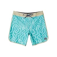 Quiksilver Boys Surfsilk Scallop 17 Boardshort Swim Trunk