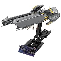 1035 Pcs Supeerr Destroyerr Building Blocks, Creative Helldiverss 2 Spaceship Building Model, Construct & Display Spaceship Toy Set, Ideal Present for 10+ Kids and Adults