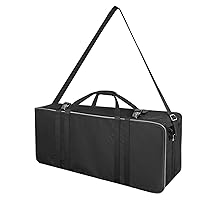 LimoStudio 36 x 8 x 8 inch Photo Studio Equipment Large Carrying Case Bag with Strap for Light Stand Tripod, Lighting Bundle Kit, Removable Protection Pad, Double Front Pockets, AGG2480