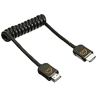 ATOMOS ATOMFLEX PRO HDMI Coiled Cable (Full to Full 30cm) HDMI 2.0 Cable ATOM4K60C5