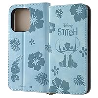 Inglem iPhone 15 Pro Case Disney Folio Leather Case Raffine Stitch_Monotone