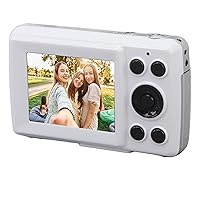 16M Digital Camera, HD 1080P Camera, Digital Point and Shoot Camera with 16X Zoom, Compact Small Camera for Boys Girls Teens Students, Auto Focus, 1/4 inch Screw, Gifts (White)