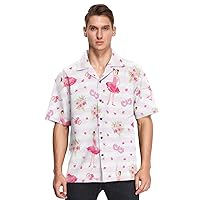 Ballerinas Rose Dancer Mens Button Down Shirt Men Casual Short Sleeve Hawaiian Shirts Aloha Shirt S
