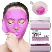 Jelly Mask, Facial Skin Care- Vampire Peel-Off Jelly Mask Set, Jelly Mask For Facials, Face Mask For Instant Hydration, Vegan Peel Off Face Mask, For Moisturizing, Smoothing (Lavender)
