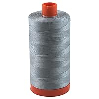 Thread 2610 LIGHT BLUE GREY Cotton Mako 50wt Large Spool 1300m