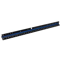 WEN Architect Scale Ruler, 12-Inch, Triangular, Aluminum with Laser-Etched Imperial Drafting Scales (ME333R)