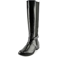 STEVEN by Steve Madden Womens Sydnee WC Tall Riding Boot Shoe, Black, US 6.5