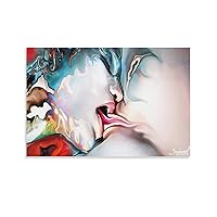 Digital Artist H. Samarel Creating Poster Oral Sex Time Canvas Painting Posters And Wall Art Pictures Are Used For Room Aesthetics And Decoration Canvas Painting Wall Art Poster for Bedroom Living Ro