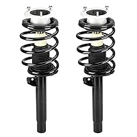 Front Strut Shock Assembly w/Coil Spring for BMW 323Ci 323i 3278Ci 328i 2000, 2001-2005 320i 325Ci 325i 330Ci 330i, RWD, Replace 171581 171582, Left & Right, 2PCS