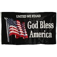 Trade Winds 3x5 United We Stand God Bless America Flag House Banner Grommets Super Polyester Premium Fade Resistant
