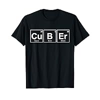 Funny Cuber Periodic Tables Speedcubing Math Lover T-Shirt