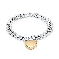 MVMT Chunky Heartlock Chain Bracelet for Women
