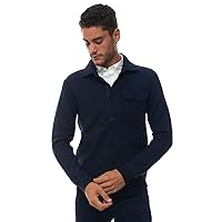 GANT Elegant Woolen Long Sleeve Men's Cardigan Blue