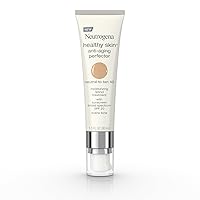Neutrogena Retinol Treatment and Tinted Facial Moisturizer, Healthy Skin Anti-Aging Perfector with Broad Spectrum SPF 20 Sunscreen with Titanium Dioxide, 40 Neutral to Tan, 1 fl. oz