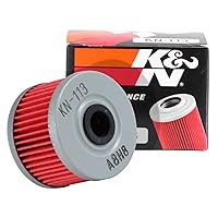 K&N Motorcycle Oil Filter: High Performance, Premium, Designed to be used with Synthetic or Conventional Oils: Fits Select Honda ATV Models, KN-113