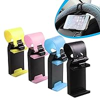 1 pc Mobile Phone Holder Mount Clip Buckle Socket Hands Free on Car Steering Wheel for Smart Cellphones
