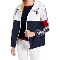 Tommy Hilfiger Women's Cropped Tri-color Jacket