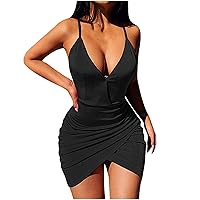 Women Sequin Dress Sexy Mini Dress Cut Out Halter Strap Dress Sparkly Cocktail Party Ball Prom Sleeveless Mesh Dress