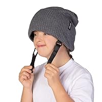 Ribcap Lenny Kids Medical Grade Protective Helmet | Anthracite | Soft Helmet for Epilepsy | Protective Helmet for Seizures | Fashionable and No Stigma