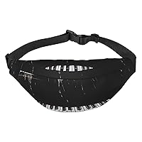 Piano Fanny Pack for Men Women Crossbody Bags Fashion Waist Bag Chest Bag Adjustable Belt Bag