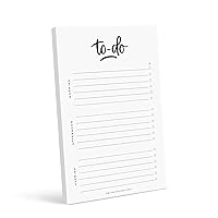 Bliss Collections to Do List Notepad, Modern Deco, Magnetic Weekly and Daily Planner for Organizing and Tracking Grocery Lists, Appointments, Reminders, Priorities and Notes, 5.5