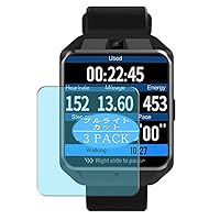 [3 Pack] Anti Blue Light Screen Protector, Compatible with Microwear H5 Smartwatch smart watch TPU Film Protectors [Not Tempered Glass]
