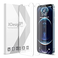 3 Pack Screen Protector for iPhone 12 and iPhone 12 Pro 6.1-inch, Compatible with iPhone 12 & iPhone 12 Pro Tempered Glass Film with HD Clarity/Touch Accurate/Impact Absorb (2020)