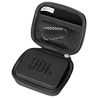 Anleo Hartschalen-Reiseetui für JBL GO2 – Wasserdichter ultra-tragbarer Bluetooth-Lautsprecher (schwarz)
