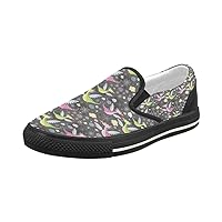 Shoes Flying Dinsosaurs Slip-on Canvas Loafer for Women