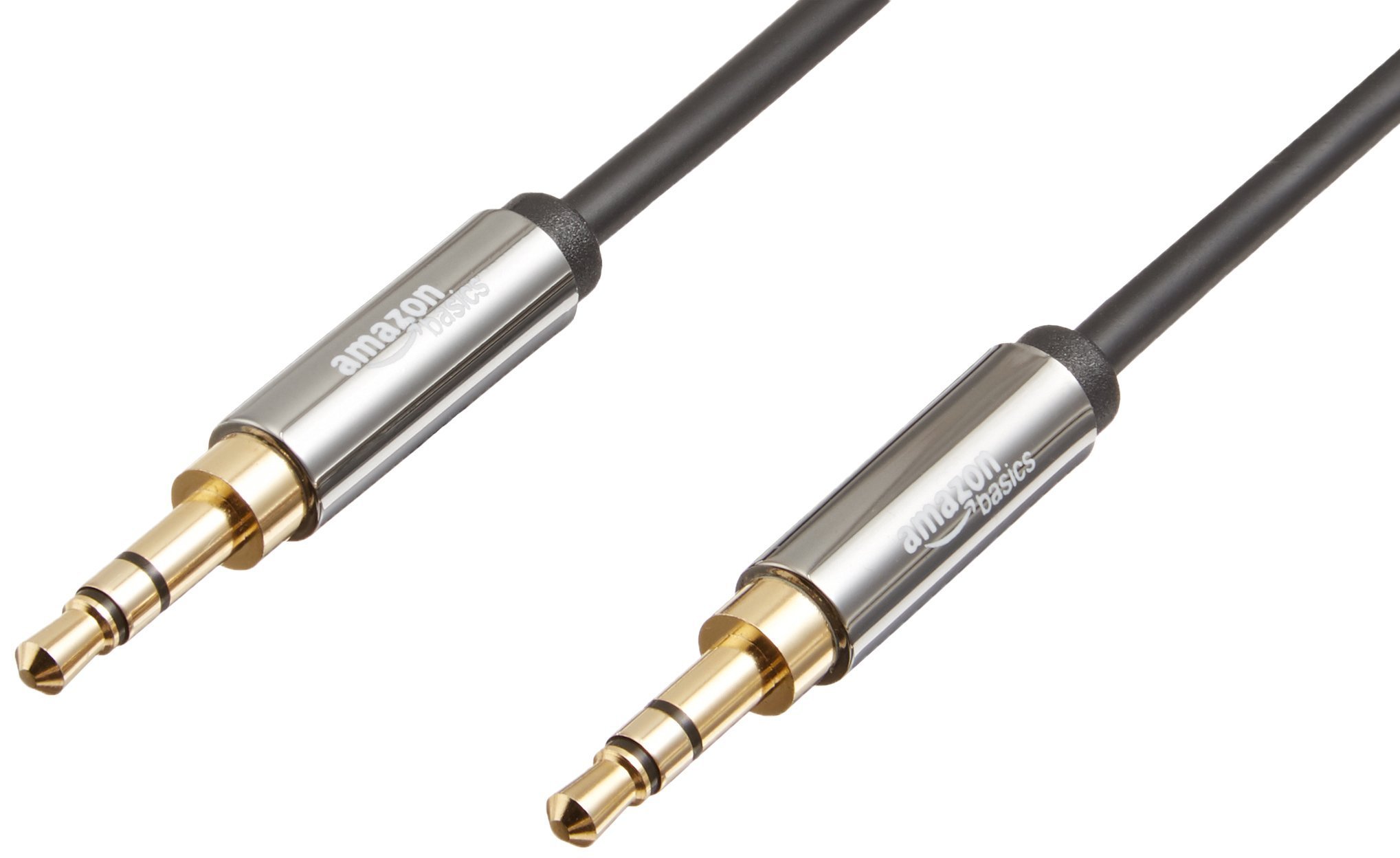 Belkin 3.5mm Audio + Charge Rockstar & AmazonBasics 3.5 mm Male to Male Stereo Audio Aux Cable, 4 Feet, 1.2 Meters