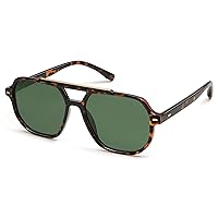 SOJOS Retro Trendy Aviator Polarized Sunglasses Men Women Vintage 70s Square Stylish Frame Sun Glasses SJ2283