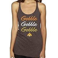 SoRock Women's Thanksgiving Gobble Gobble Turkey Trot Tshirt