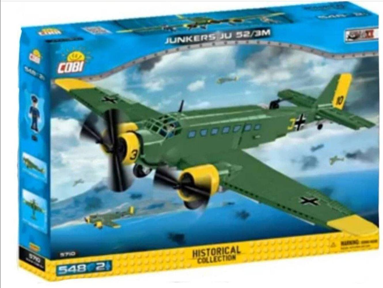 543 Pcs Historical Collection WWII Planes /5710/ Junkers Ju-52
