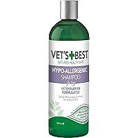 Vet's Best Hypo-Allergenic Shampoo for Dogs | Dog Shampoo for Sensitive Skin | Relieves Discomfort from Dry, Itchy Skin | Cleans, Moisturizes, and Conditions Skin and Coat , 16 oz