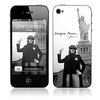 MS-JL20133 John Lennon - Liberty Cell Phone Cover Skin for iPhone 4/4S